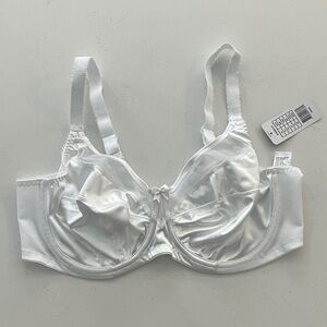 Goddess NWT White Underwire Mesh Bra